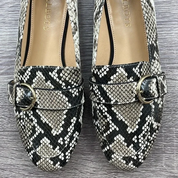 NEW! Talbots Ryan D-Ring Loafers Embossed. 8.5M. - Picture 8 of 15